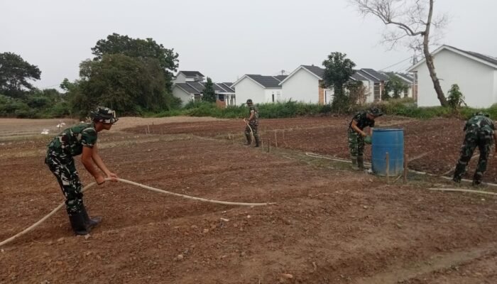 Satgas TMMD Keb129 Siapkan Lahan Ketahanan Pangan Seluas 1 Ha