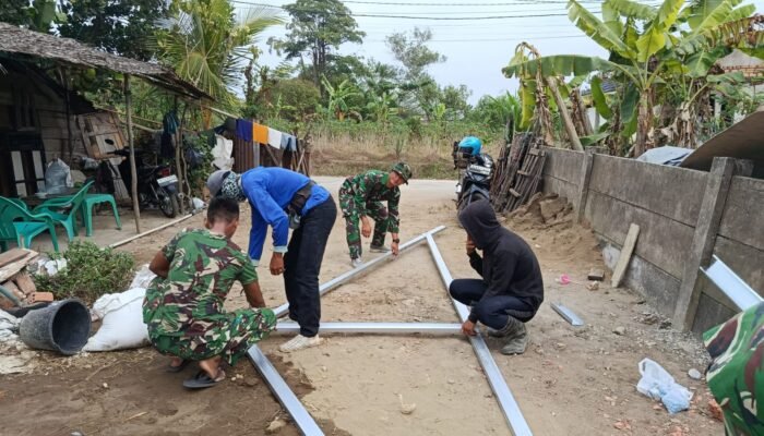 Hari Kedelapan TMMD Ke-129 Tahun 2026, Rehab RTLH Milik Sriyanti Terus Dikebut