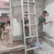 Progress Sasaran 10 TMMD Ke-129 Kodim 0418/Palembang, Rehab Mushola Baitul Makfurin Terus Dikebut