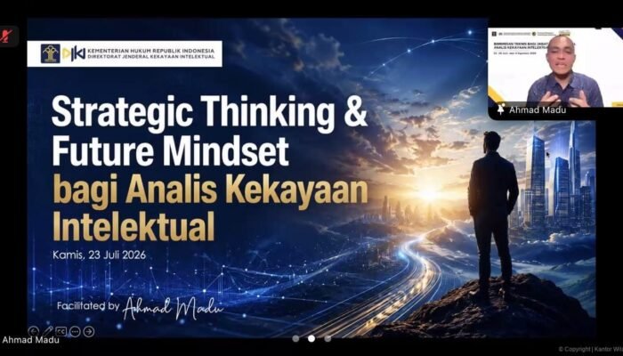 Kakanwil Kemenkum Jambi Ikuti Bimtek Analis Kekayaan Intelektual 2026