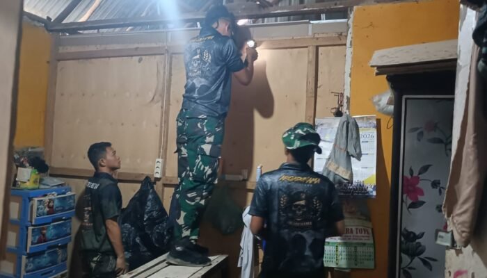 Melalui TMMD ke 129 Kodim 0418/Palembang, Rumah Sumilah Direhab Bagian Dalam