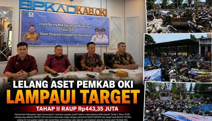 Lelang Aset Pemkab OKI Lampaui Target, Tahap II Raup Rp443,35 Juta