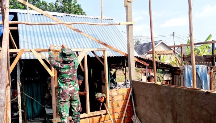 Pengerjaan RTLH Rumah Suarni Ada Kemajuan Signifikan