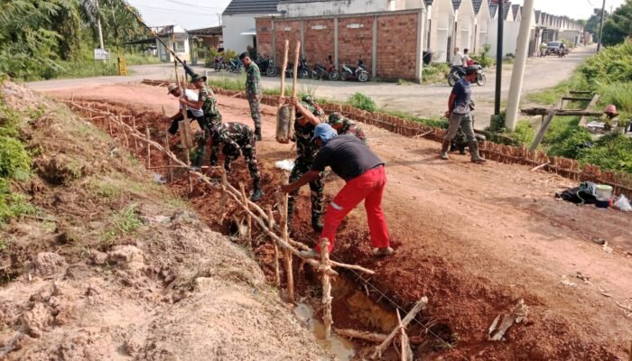 Sasaran Pembangunan Jalan 750 Meter TMMD ke 129 Kodim 0418/Palembang Masih Terus Dikerjakan