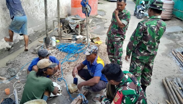 Satgas TMMD ke 129 Tuntaskan Pembangunan Sumur Bor Di Rumah Tahfidz