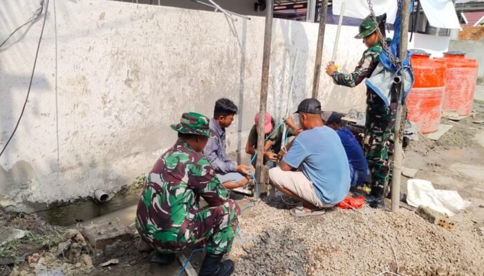 TMMD ke 129 Kuras Sumur Bor Rumah Tahfiz