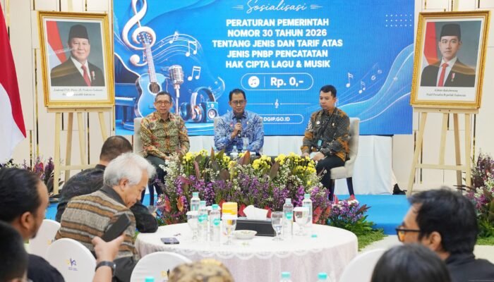 Mulai 1 Agustus 2026, DJKI Gratiskan Pencatatan Hak Cipta Lagu dan Musik