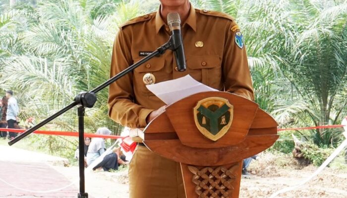 Bupati Fadhil Arief Resmikan Jembatan Boyle dan Jembatan Merah Putih di Desa Pasar Terusan