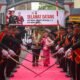 Tradisi Pedang Pora Sambut Kapolres Tulungagung Baru AKBP Wiwin Junianto Supriyadi, Tongkat Komando Resmi Berganti