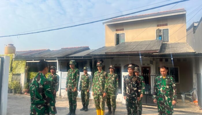 Sebelum Pengerjaan Sasaran, Prajurit TNI di TMMD ke-129 Kodim 0418/Palembang Gelar Apel