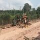 Satgas Kodim 0418/Palembang Lanjutkan Pembangunan Jalan 750 Meter di Talang Jambe