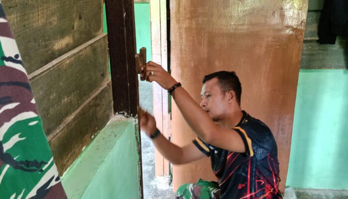 Satgas Kodim 0418/Palembang Fokus Tahap Finishing RTLH Milik Suwarni