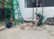 Satgas TMMD Lanjutkan Pembangunan Sumur Bor di Rumah Tahfiz