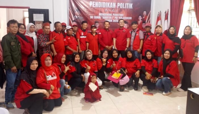 Gelar Pendidikan Politik, PDI-P OKI Bekali Kader Spirit Perjuangan Kudatuli