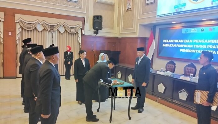 Komitmen dan Integritas Baru, Wali Kota Malang Resmi Lantik Pejabat Pimpinan Tinggi Pratama
