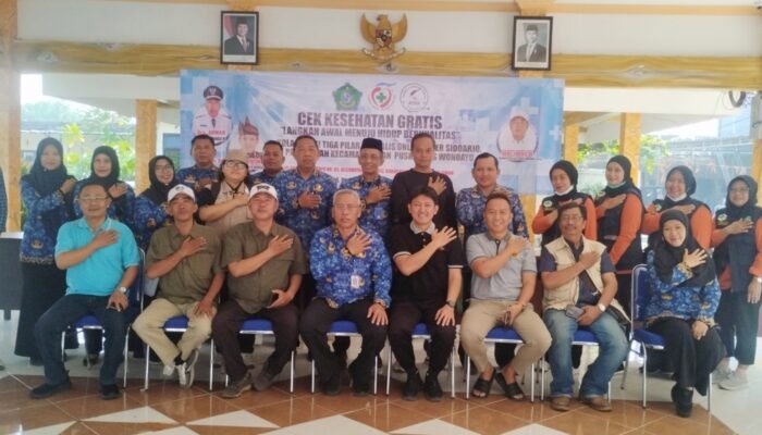 Kolaborasi JOSS Bersama Kecamatan Wonoayu dan Puskesmas Wonoayu Gelar Cek Kesehatan Gratis, Dorong Budaya Hidup Sehat