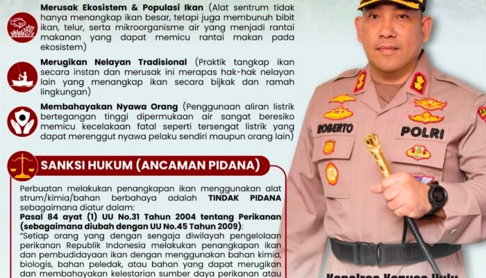 Kapolres Kapuas Hulu Peringatkan: Stop Setrum dan Racun Ikan! Ancam Pidana 6 Tahun dan Denda Rp1,2 Miliar