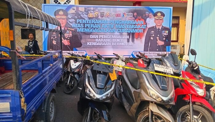 Polisi ‘Gas’ Tangkapi Curanmor, Tercatat 101 LP Terungkap dan 30 Unit Motor Disita