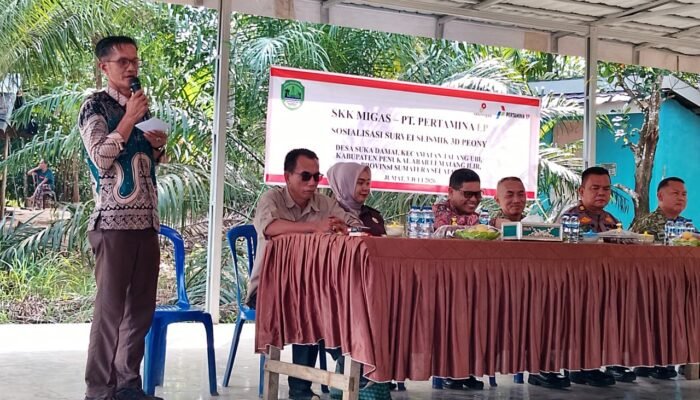 Dikawal Kemenhan dan Kejari, PT BGP Transparan Sosialisasikan Survei Seismik di Sukadamai