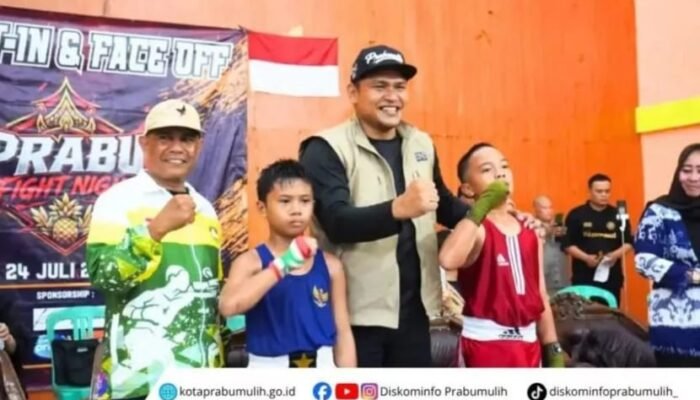 Wawako Prabumulih Franky Nasril Buka Prabu Fight Night Vol. I