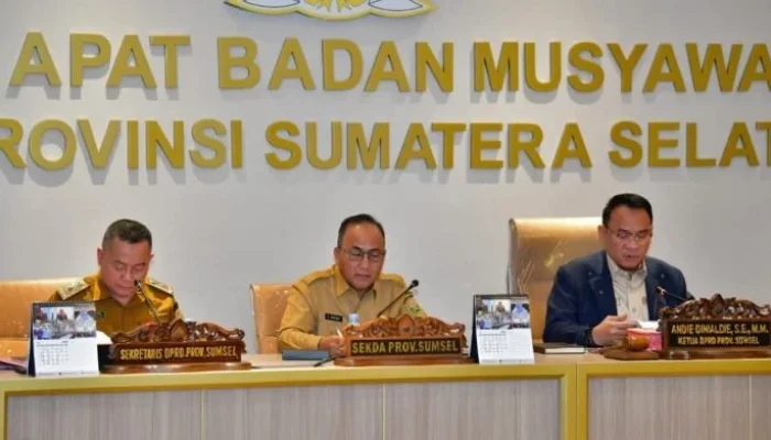 Ketua DPRD Sumsel Pimpin Rapat Banmus, Tetapkan Agenda Kerja Dewan