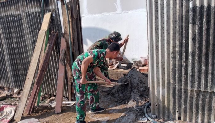 Satgas TMMD Percepat Penyelesaian RTLH Milik Sriyanti