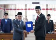 Penandatanganan persetujuan bersama DPRD Ogan Ilir dan Bupati Tentang Raperda LPJ APBD TA 2025
