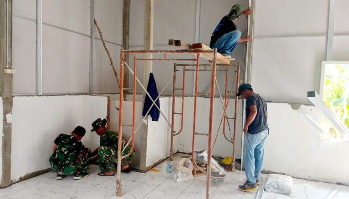 Dekati Sempurna, Satgas TMMD Terus Kebut Rehab RTLH Milik Sriyanti