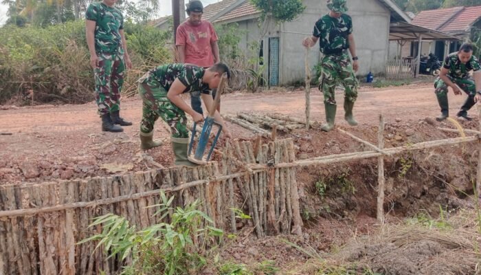 Jalan 750 Meter Jadi Prioritas, Satgas TMMD ke-129 Perkuat Akses Warga Talang Jambe
