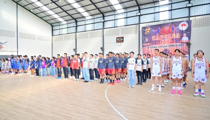 Kapolda Cup Basket 2026 Resmi Bergulir, Polda Jambi Dorong Lahirnya Atlet Berprestasi dan Generasi Muda Berkarakter
