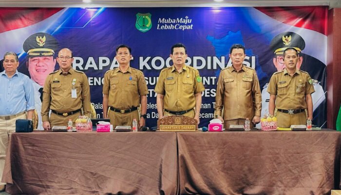 Sekda Muba Pimpin Rakor Penataan Aset Daerah dan Tapal Batas Desa