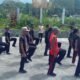 Babinsa dan Bhabinkamtibmas Kramomongga Siapkan Calon Paskibra HUT RI ke-81