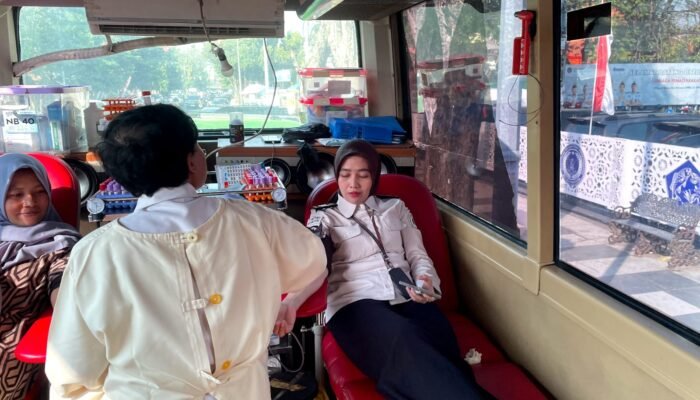 Sambut HUT ke-81 RI, Lapas Sidoarjo Gelar Donor Darah Merdeka