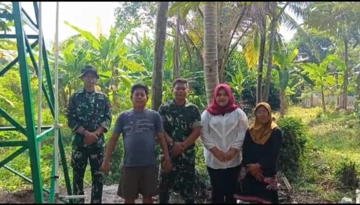 Satgas TMMD Cek Tower Tandon Air Sumur Bor Kampung Kreatif Pelangi, Warga Sampaikan Apresiasi