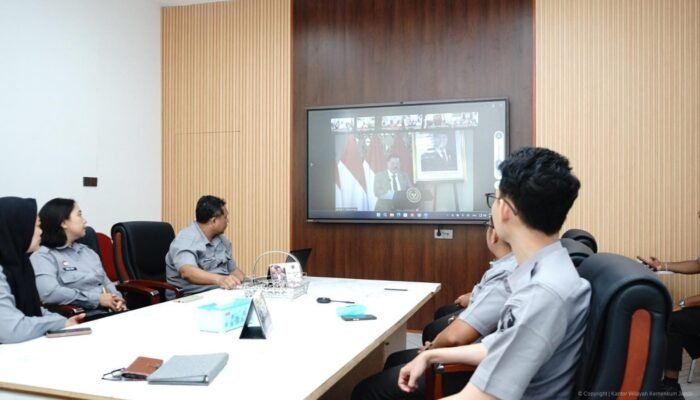 Kanwil Kemenkum Jambi Ikuti Penyerahan LHP BPK atas Laporan Keuangan Kementerian Hukum Tahun 2025