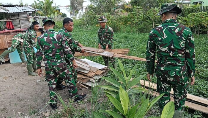 RTLH Milik Suarni Masih Dilanjutkan Satgas TMMD ke 129