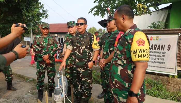 Katim Wasev TMMD Ke-129 Tinjau Hasil Pembangunan Sumur Bor