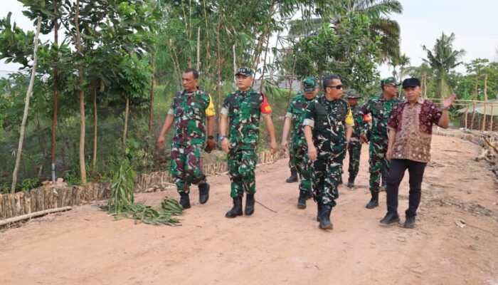 Pembangunan Jalan 750 Meter Dilintasi Katim Wasev TMMD Ke-129, Ini yang Disampaikan
