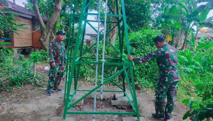 Satgas TMMD ke-129 Cek Kondisi Sumur Bor dan Ketersediaan Air di Kampung Kreatif