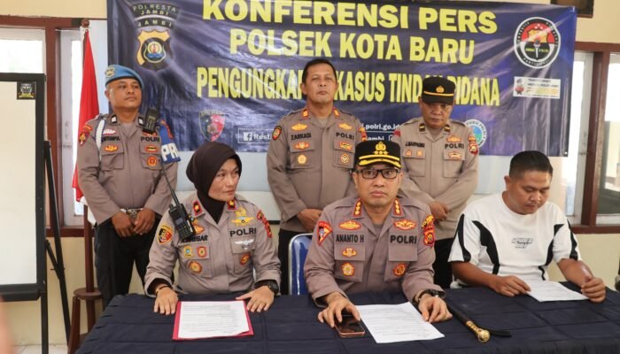 Polsek Kota Baru Ungkap Curanmor di Jambi, Tiga Residivis Ditangkap, Motor Korban Diamankan