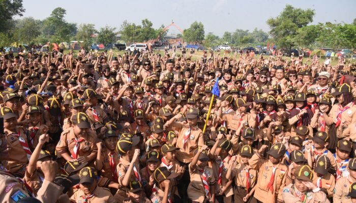 Ribuan Pramuka Siaga di Sidoarjo Berburu “Harta Karun Jenggala”