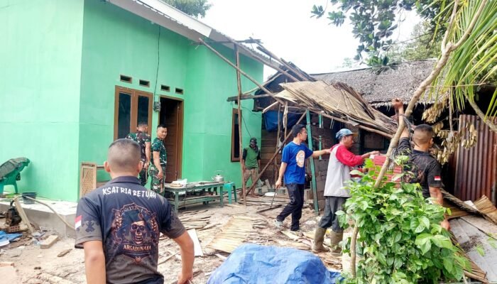 Menjelang Penutupan TMMD, RTLH Sriyanti Masuk Tahap Finishing