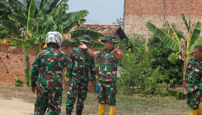 Wadansatgas Cek Kesiapan Lokasi Acara Tempat Pemasangan Tenda VVIP