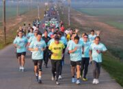 Meriahkan Bhayangkara Ogan Ilir Fun Run, Bupati Panca Ikut Lari Bersama Ribuan Peserta