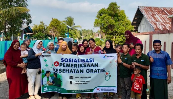 Pertamina Patra Niaga Regional Sumbagsel Hadirkan Edukasi dan Pemeriksaan Kesehatan Gratis bagi Warga Kampung Bahari