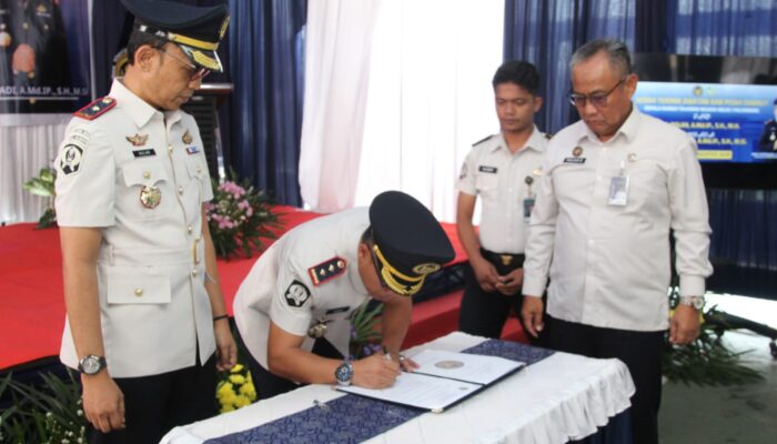 Sah, Aris Supriyadi Resmi Jabatan Kepala Rutan Kelas I Palembang
