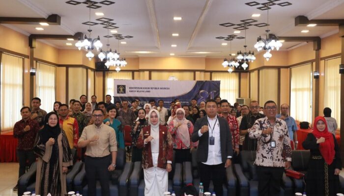 Kanwil Kemenkum Jambi Perkuat Kepatuhan Notaris melalui Sosialisasi Prinsip Mengenali Pengguna Jasa