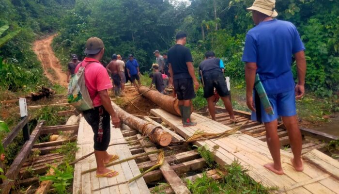 30 Tahun Dijanjikan! Warga Riam Tapang Geram: Jalan Berdebu dan Jembatan Mangkrak, Jangan jadi Bahan Kampanye Lagi
