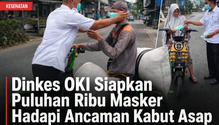 Dinkes OKI Siapkan Puluhan Ribu Masker Hadapi Ancaman Kabut Asap