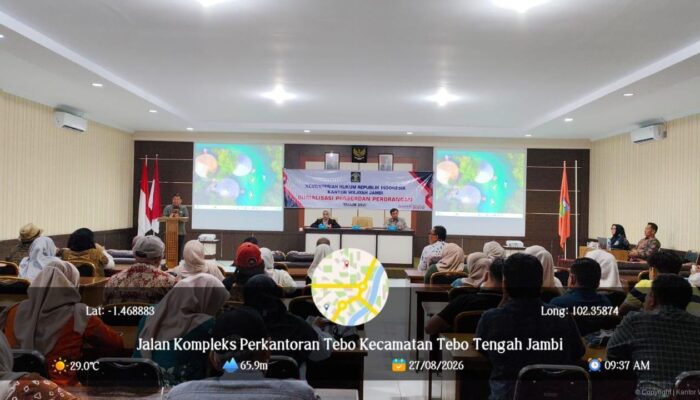 Kanwil Kemenkum Jambi Dorong UMK Tebo Naik Kelas Lewat Perseroan Perorangan dan Apostille